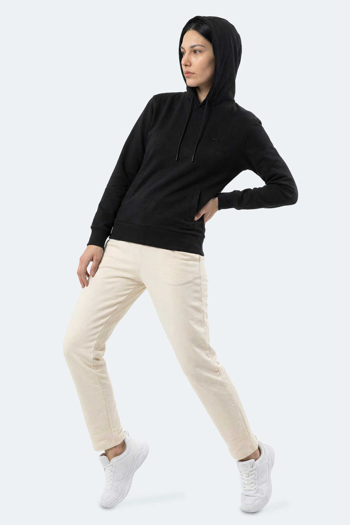Slazenger KEZIO I Kadın Siyah Sweatshırt - 7