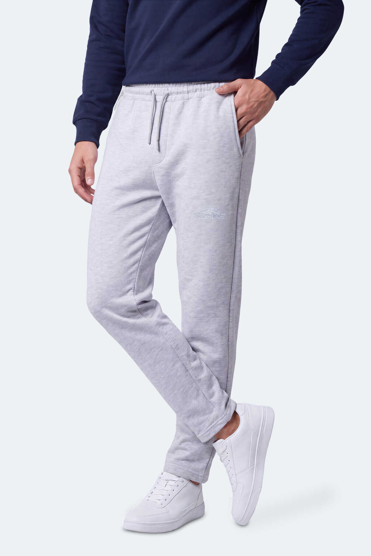 Slazenger - Slazenger KEZRA I Erkek Gri Eşofman Altı