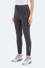 Slazenger - Slazenger KHALI I Kadın Cepli Dar Paça Gri Eşofman Altı