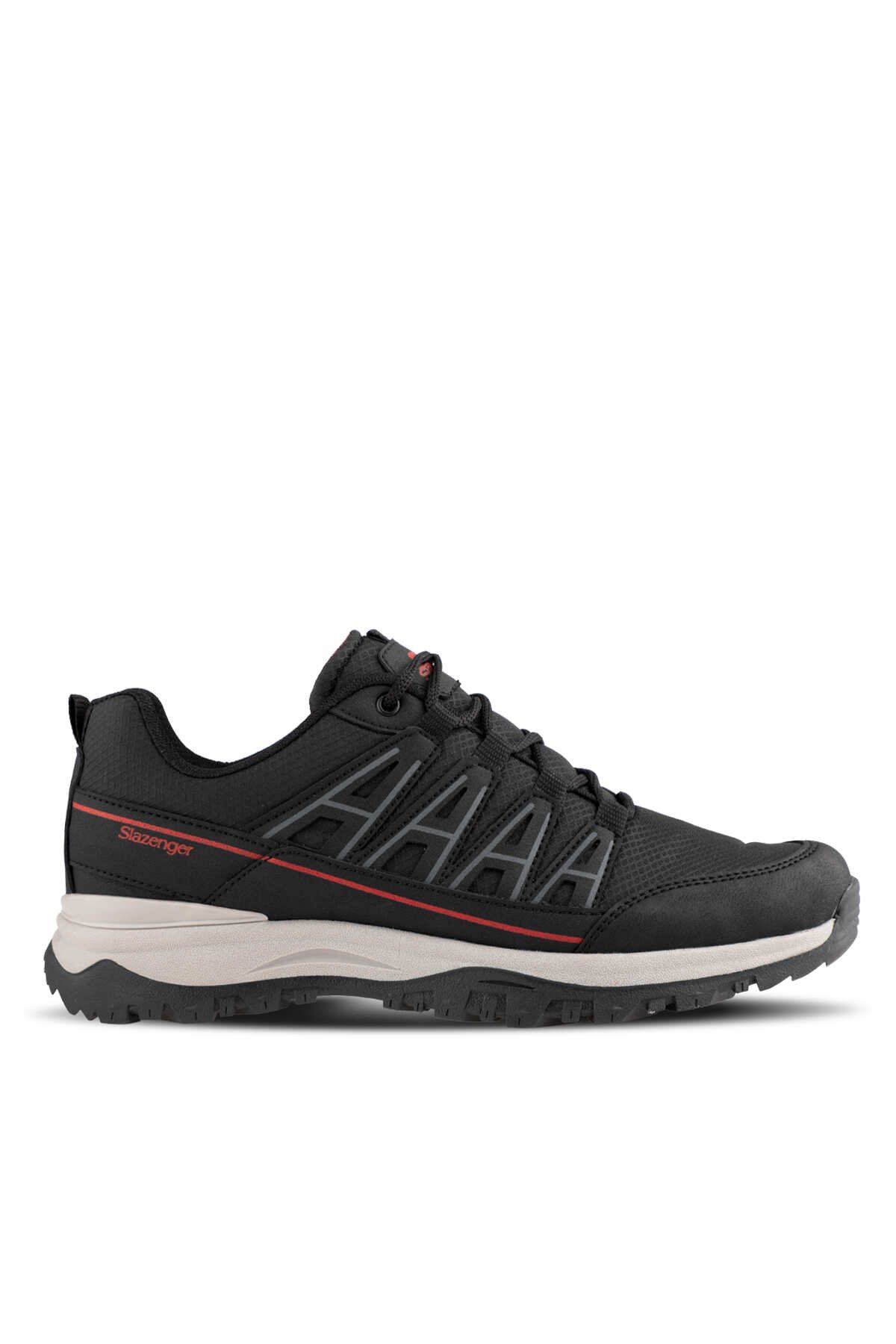 Slazenger - KIERA I Sneaker Erkek Ayakkabı Siyah / Kırmızı