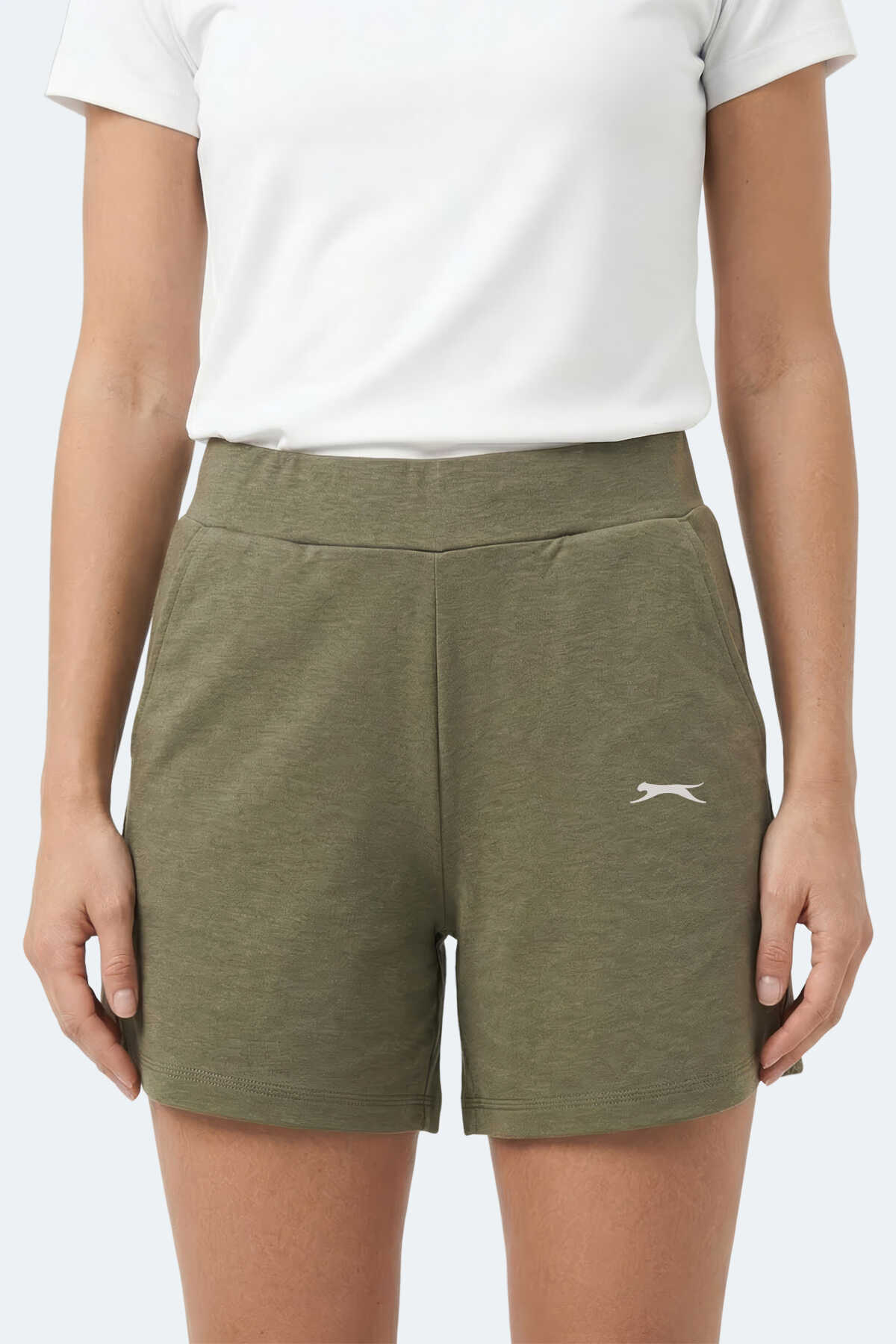 Slazenger - Slazenger KILLER Kadın Haki Şort