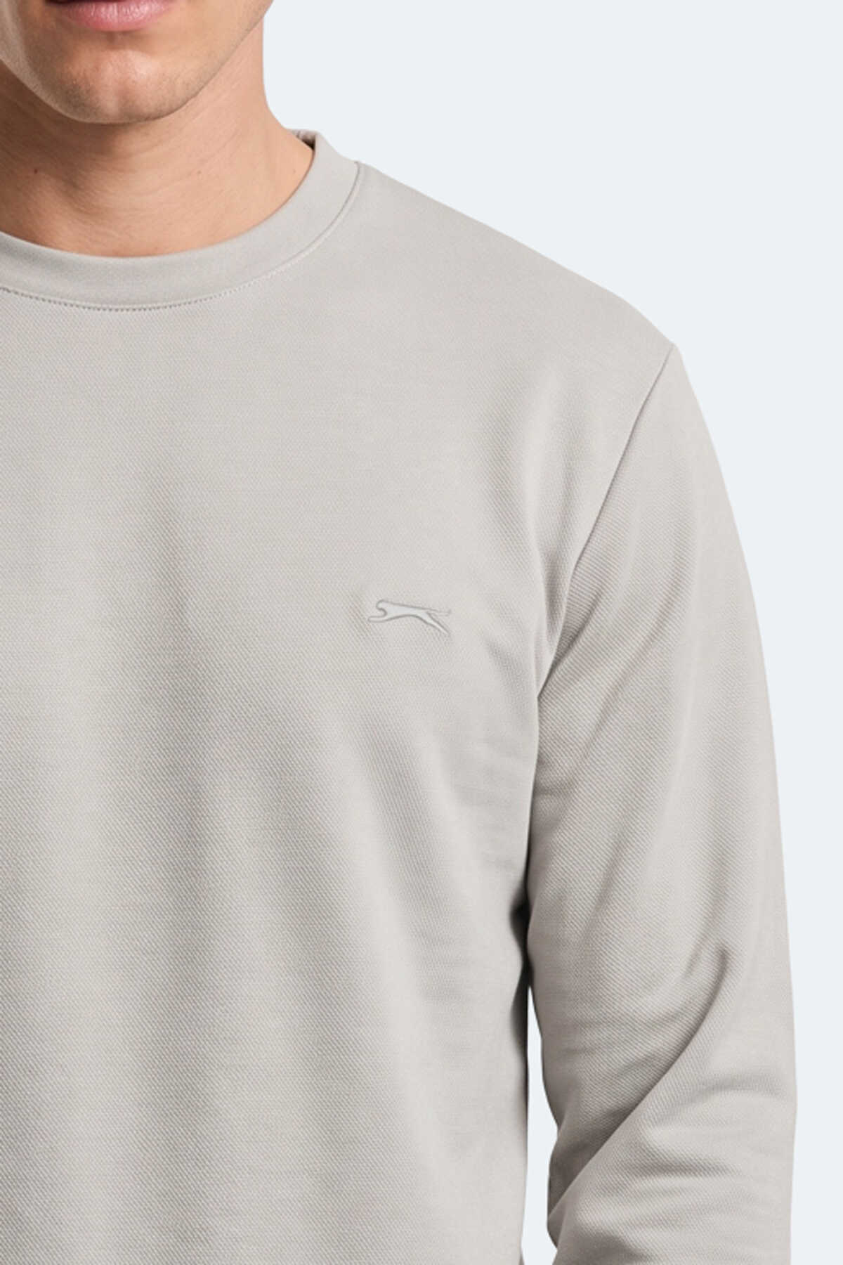 Slazenger KINAL I Erkek Gri Sweatshırt - 2