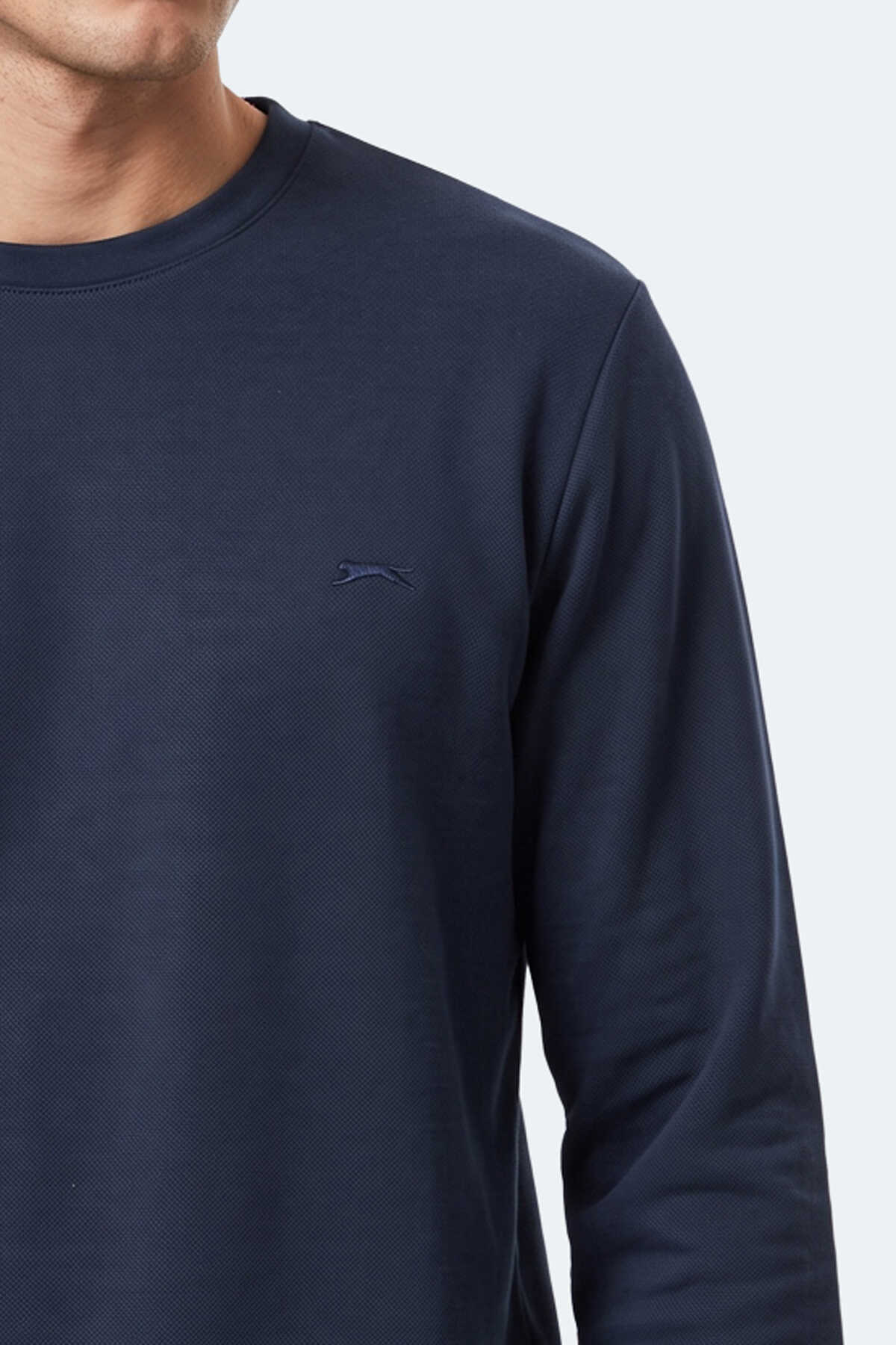 Slazenger KINAL I Erkek Lacivert Sweatshırt - 2