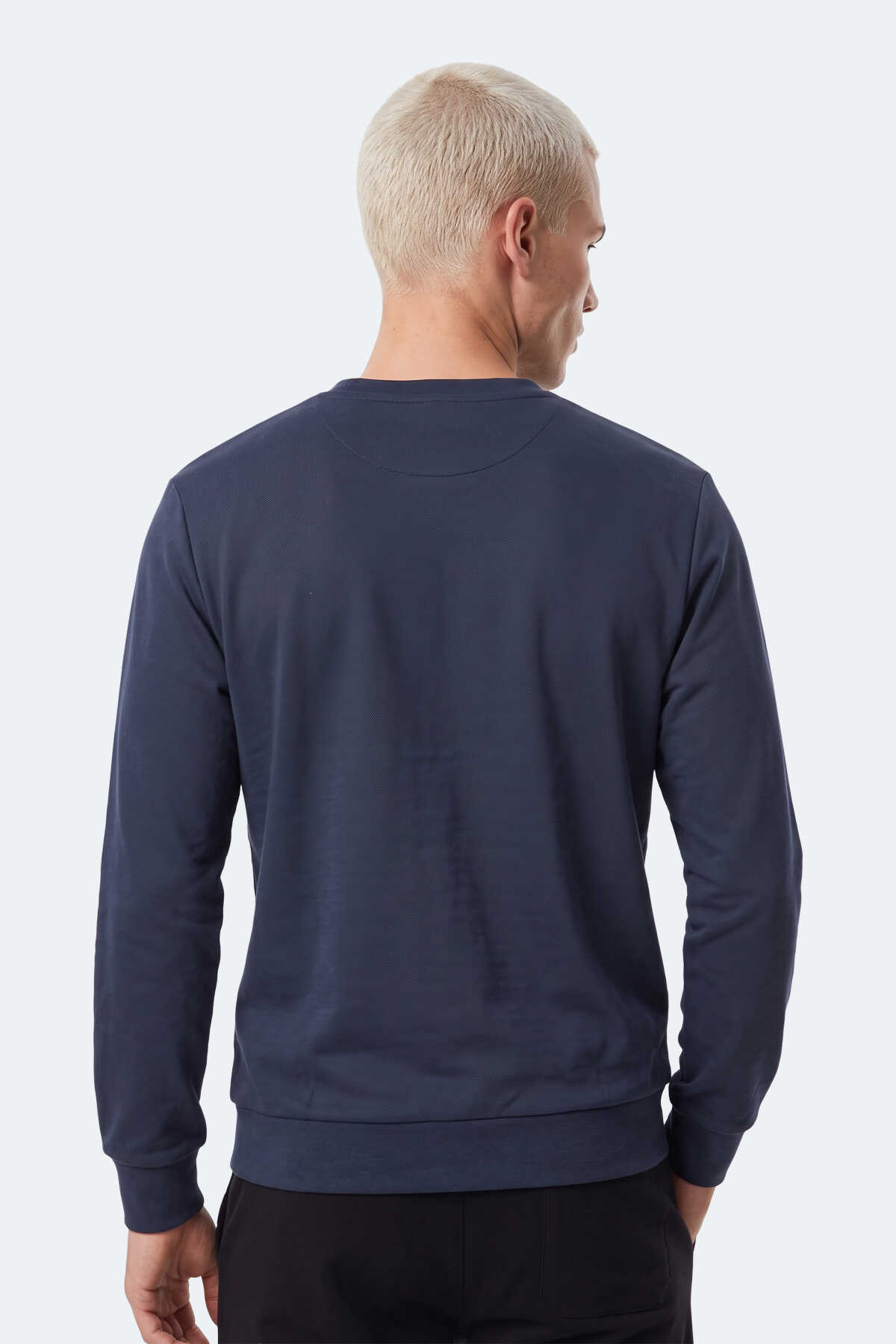 Slazenger KINAL I Erkek Lacivert Sweatshırt - 4