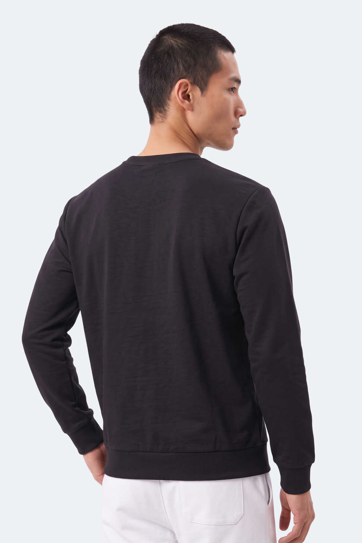 Slazenger KINAL I Erkek Siyah Sweatshırt - 6