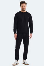 Slazenger - Slazenger KINGDOM IN Erkek Siyah Eşofman Takımı Slazenger - Slazenger KINGDOM IN Erkek Siyah Eşofman Takımı
