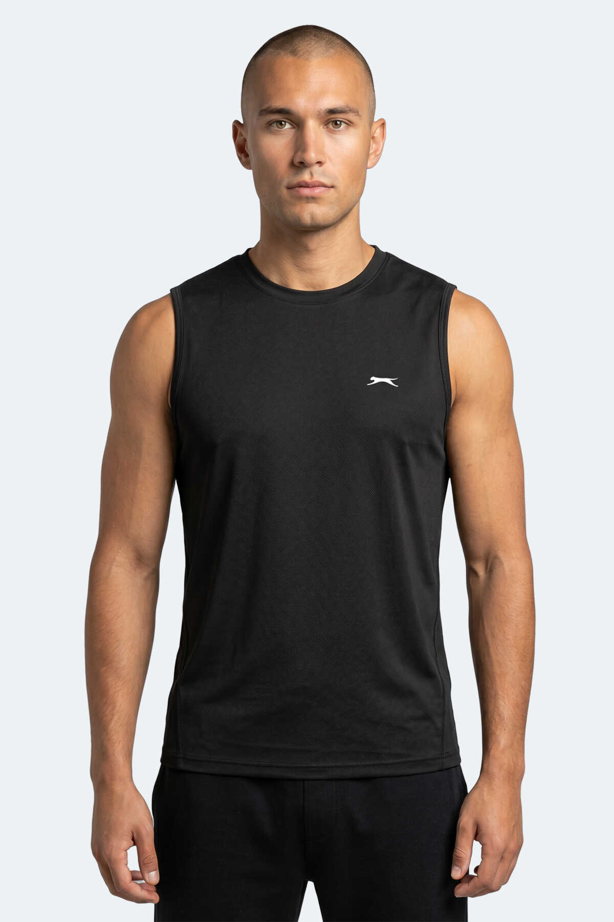 Slazenger - Slazenger KINGSHILL Erkek Siyah Tişört