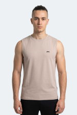 Slazenger - Slazenger KINGSHILL Erkek Taş Gri Tişört