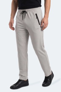 Slazenger - Slazenger KINGSTOR I Erkek Fermuar Cepli Gri Eşofman Altı