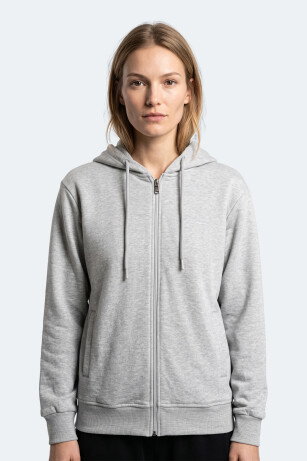 Slazenger KIRON I Kadın Kapüşonlu Gri Sweatshırt