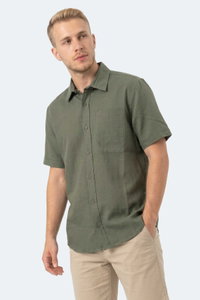 Slazenger - Slazenger KIRTIDA Erkek Haki Gömlek