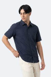 Slazenger - Slazenger KIRTIDA Erkek Indigo Gömlek