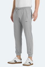 Slazenger - Slazenger KISHA IN Erkek Cepli Dar Paça Gri Eşofman Altı Slazenger - Slazenger KISHA IN Erkek Cepli Dar Paça Gri Eşofman Altı