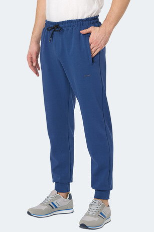 Slazenger KIWI IN Erkek Fermuar Cepli Indigo Eşofman Altı