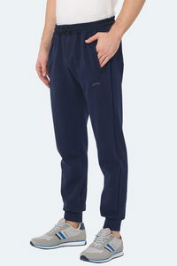 Slazenger - Slazenger KIWI IN Erkek Fermuar Cepli Dar Paça Lacivert Eşofman Altı