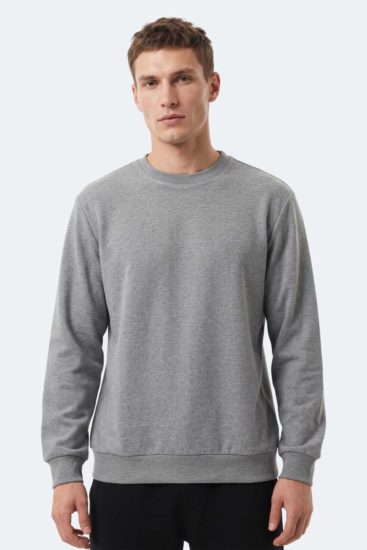 Slazenger KLAHAN I Erkek Antrasit Sweatshırt (1)