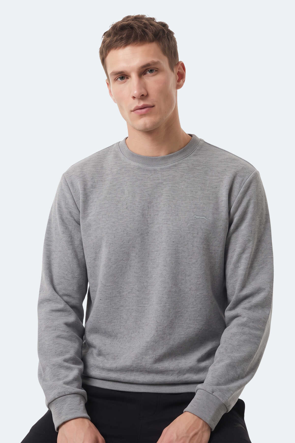 Slazenger KLAHAN I Erkek Antrasit Sweatshırt - 3
