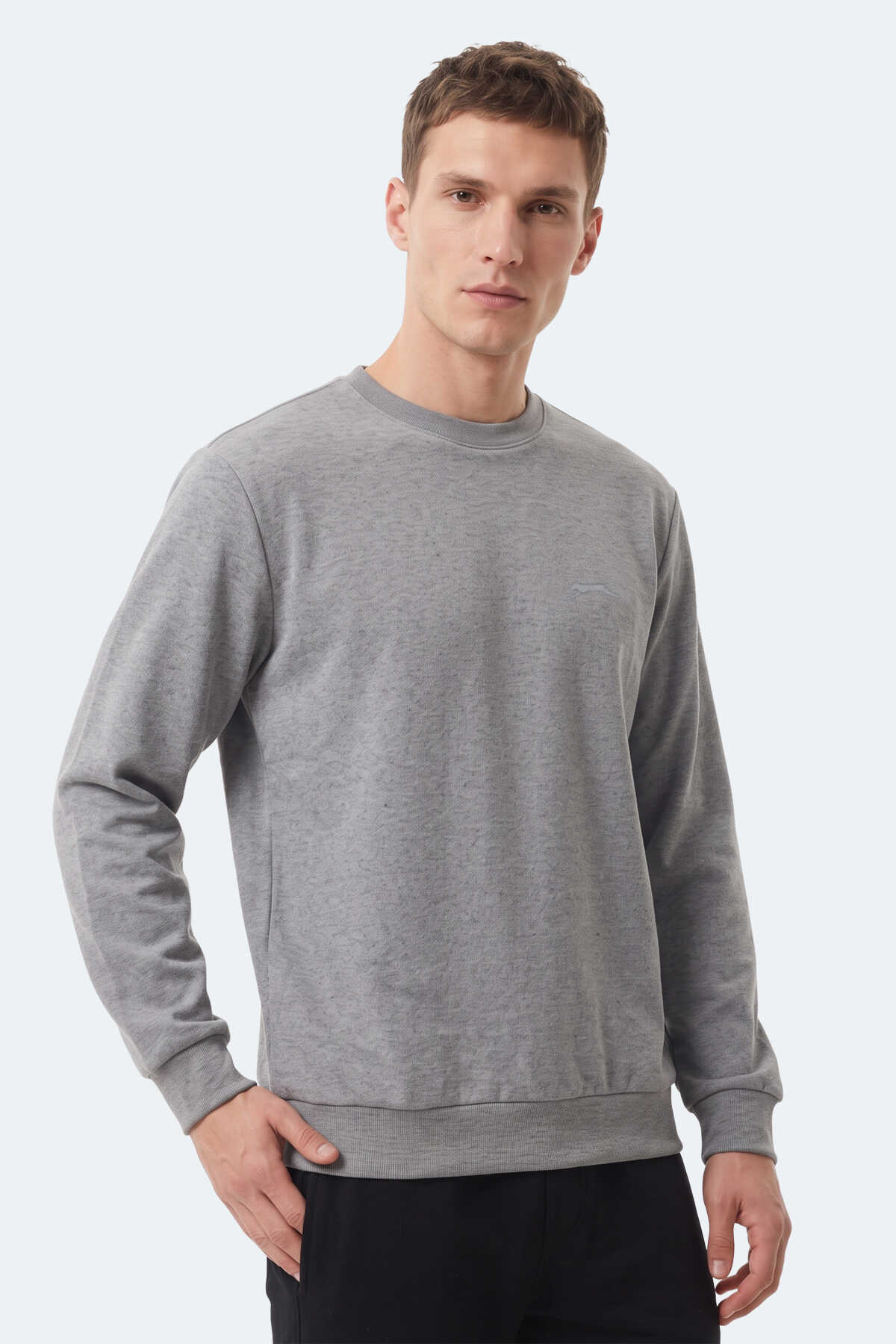 Slazenger KLAHAN I Erkek Antrasit Sweatshırt - 5