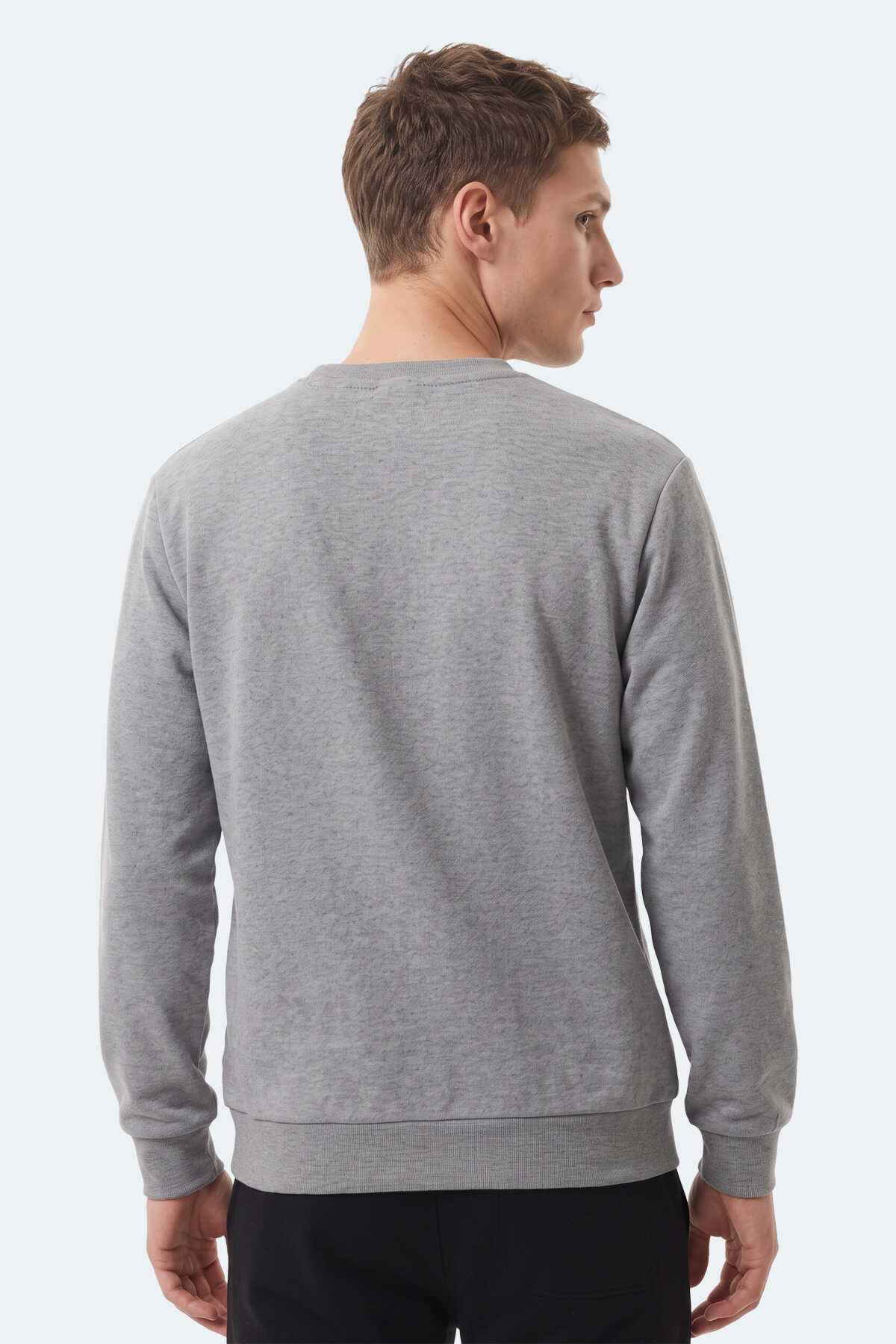 Slazenger KLAHAN I Erkek Antrasit Sweatshırt - 6