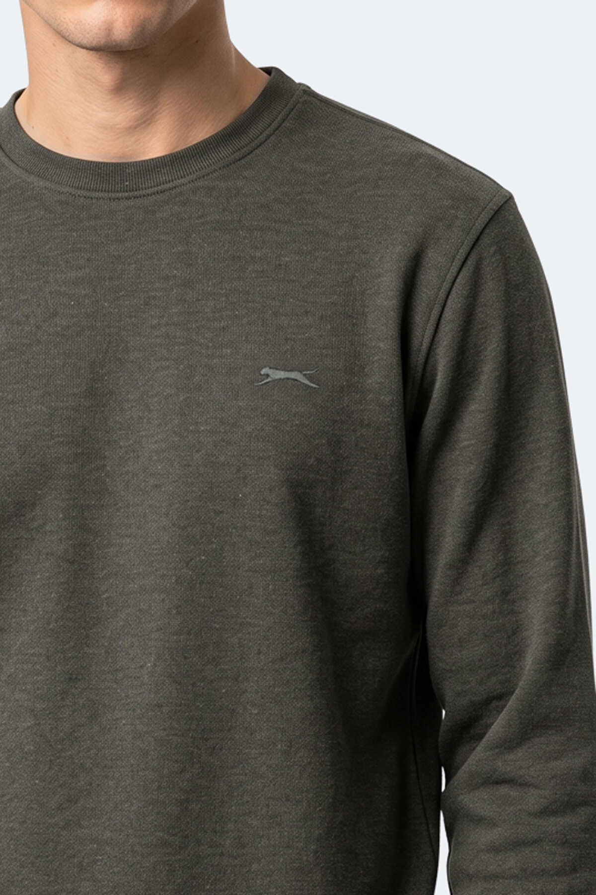 Slazenger KLAHAN I Erkek Haki Sweatshırt - 2