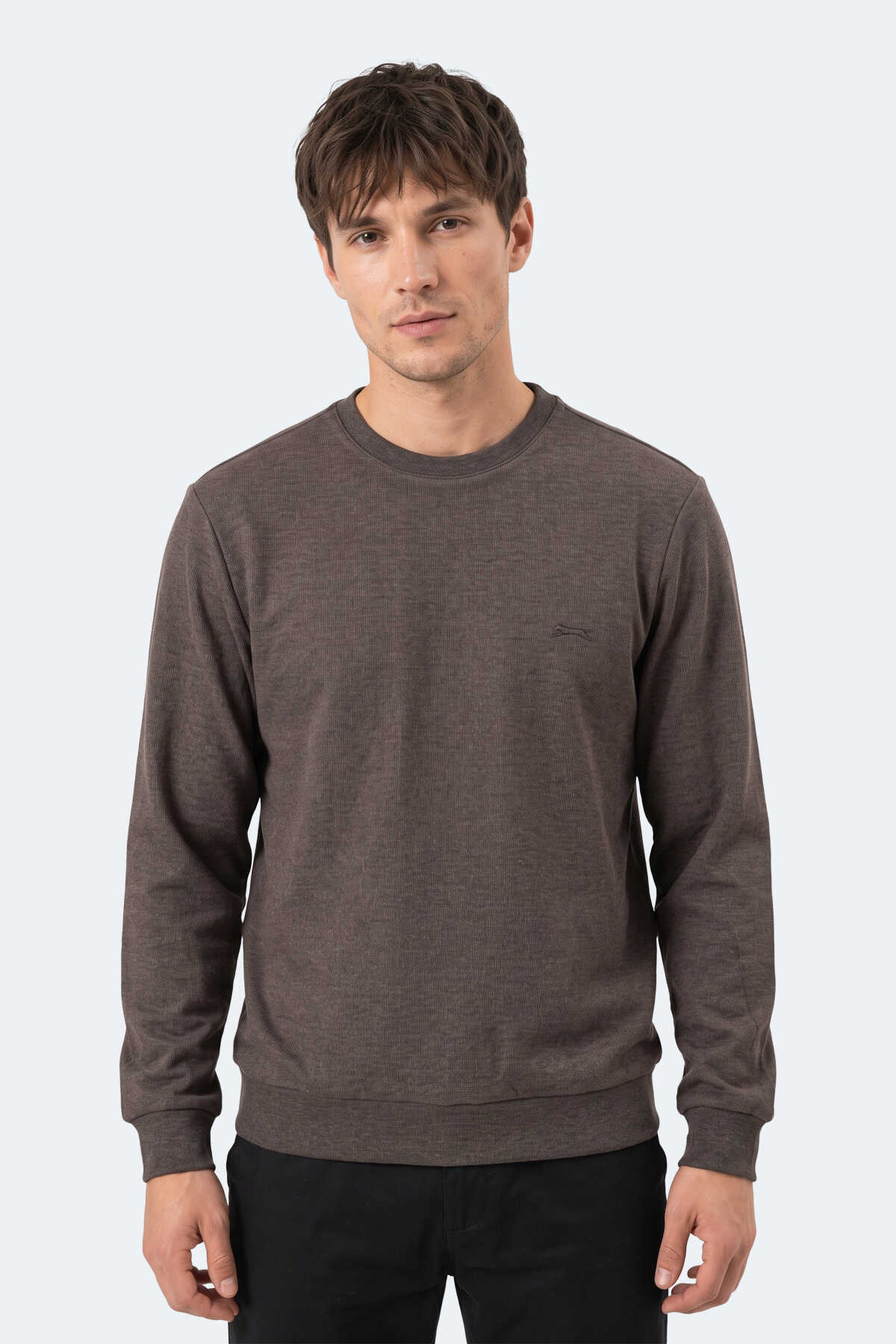 Slazenger KLAHAN I Erkek  Kahve Sweatshırt (1)