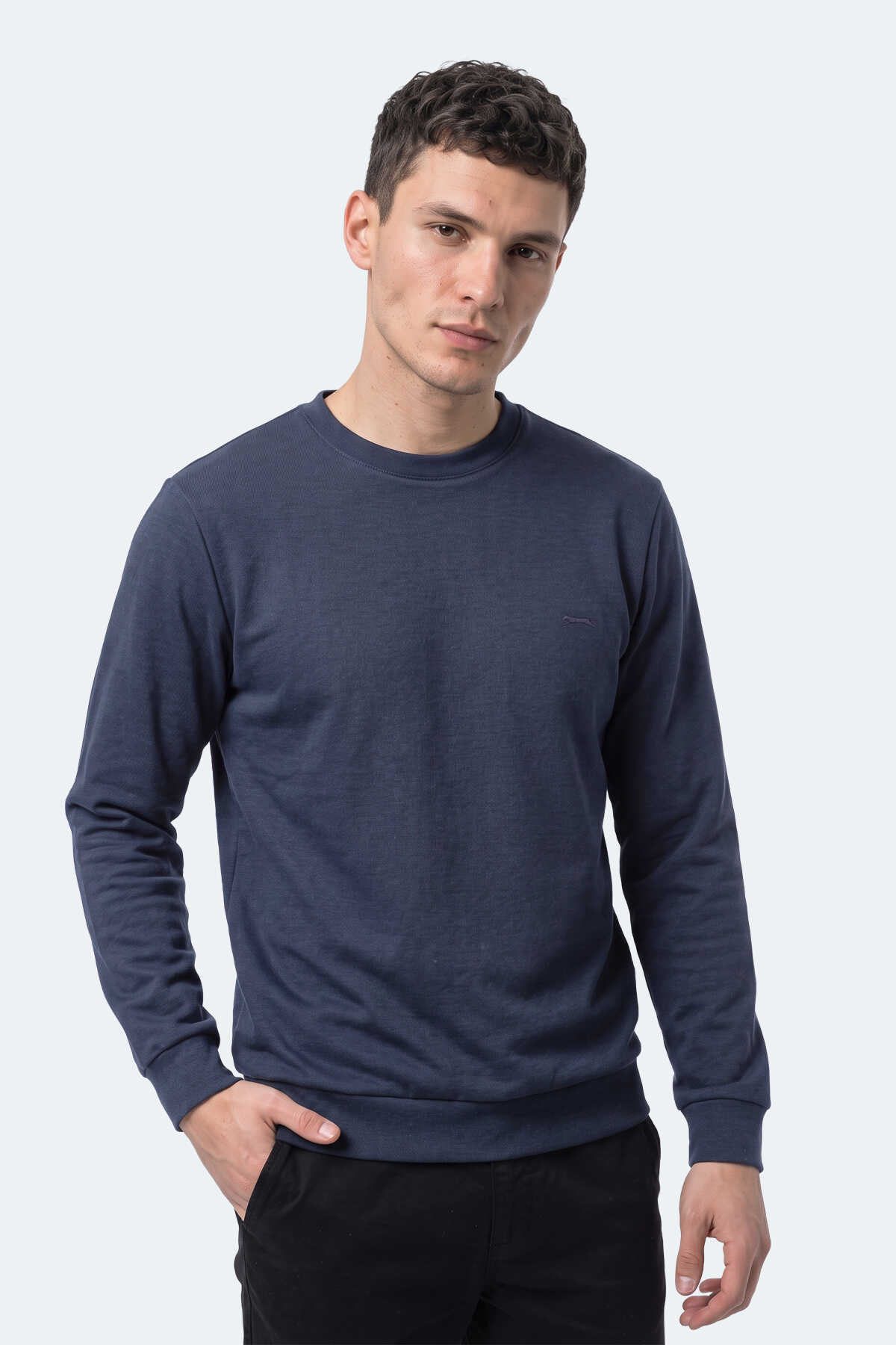 Slazenger KLAHAN I Erkek  Lacivert Sweatshırt (1)