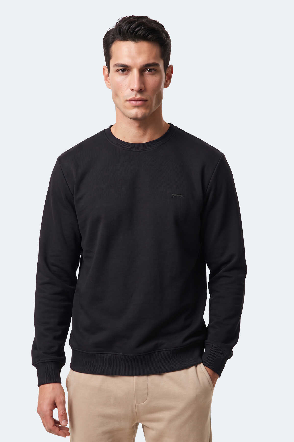 Slazenger KLAHAN I Erkek  Siyah Sweatshırt (1)