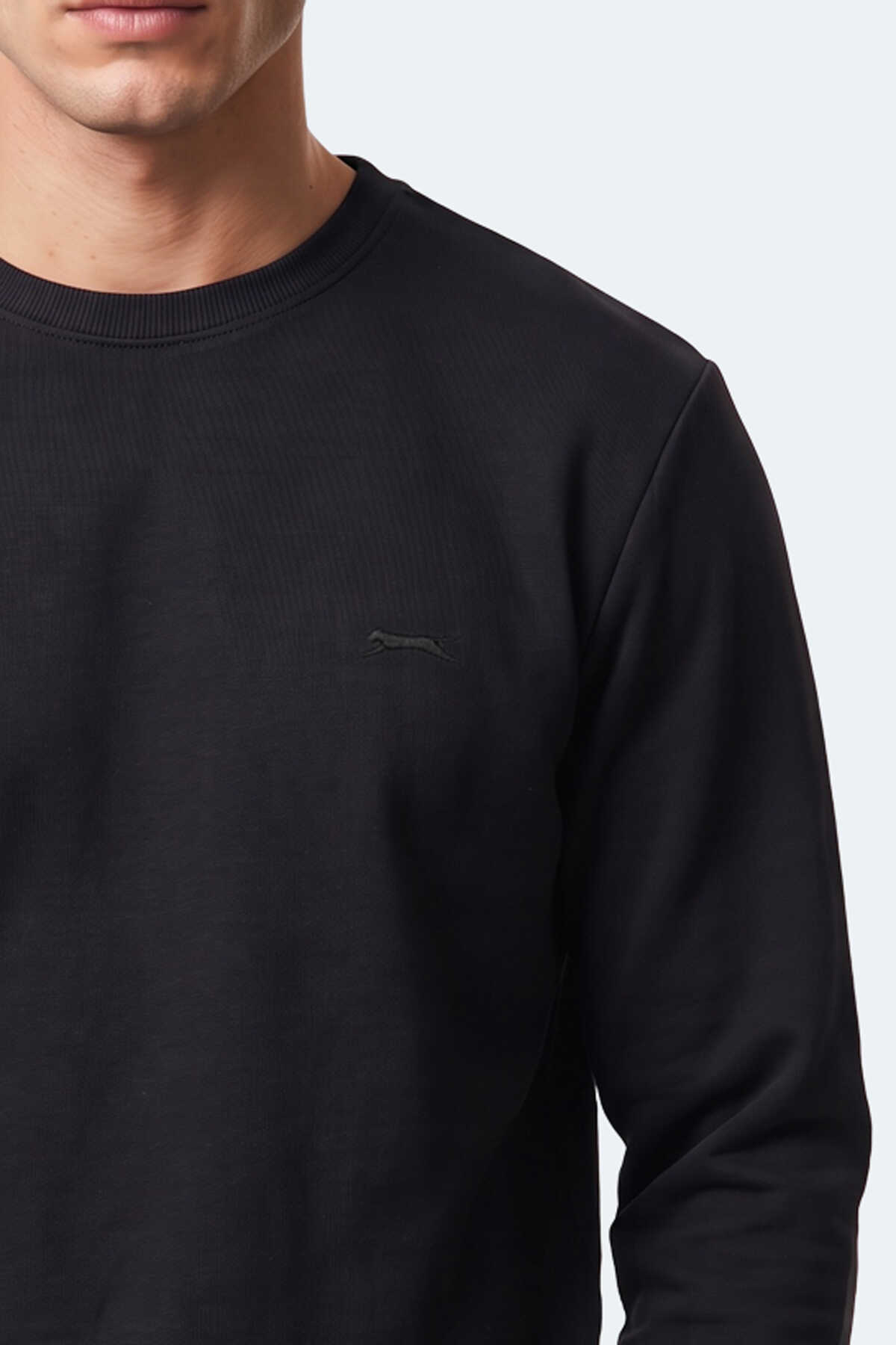 Slazenger KLAHAN I Erkek Siyah Sweatshırt - 2