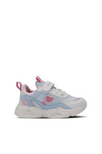 Slazenger - Slazenger KLARION Kız Çocuk Cırt Cırtlı Işıklı Taban Beyaz / Mavi Günlük Spor Ayakkabısı Slazenger - Slazenger KLARION Kız Çocuk Cırt Cırtlı Işıklı Taban Beyaz / Mavi Günlük Spor Ayakkabısı