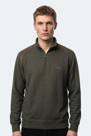 Slazenger KLASS I Erkek  Haki Sweatshırt 