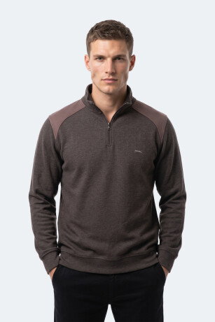 Slazenger KLASS I Erkek  Kahve Sweatshırt 
