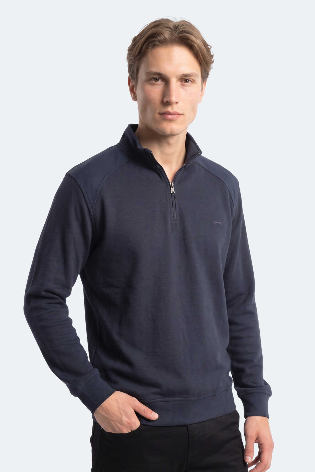 Slazenger KLASS I Erkek  Lacivert Sweatshırt (1)
