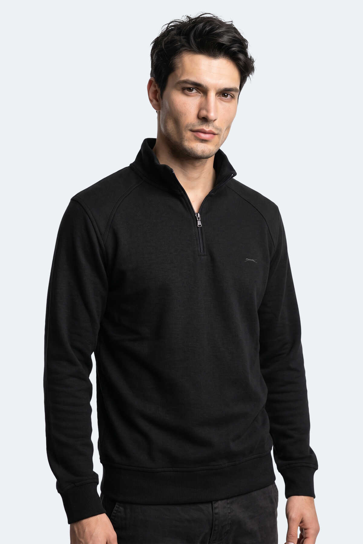Slazenger KLASS I Erkek  Siyah Sweatshırt (1)