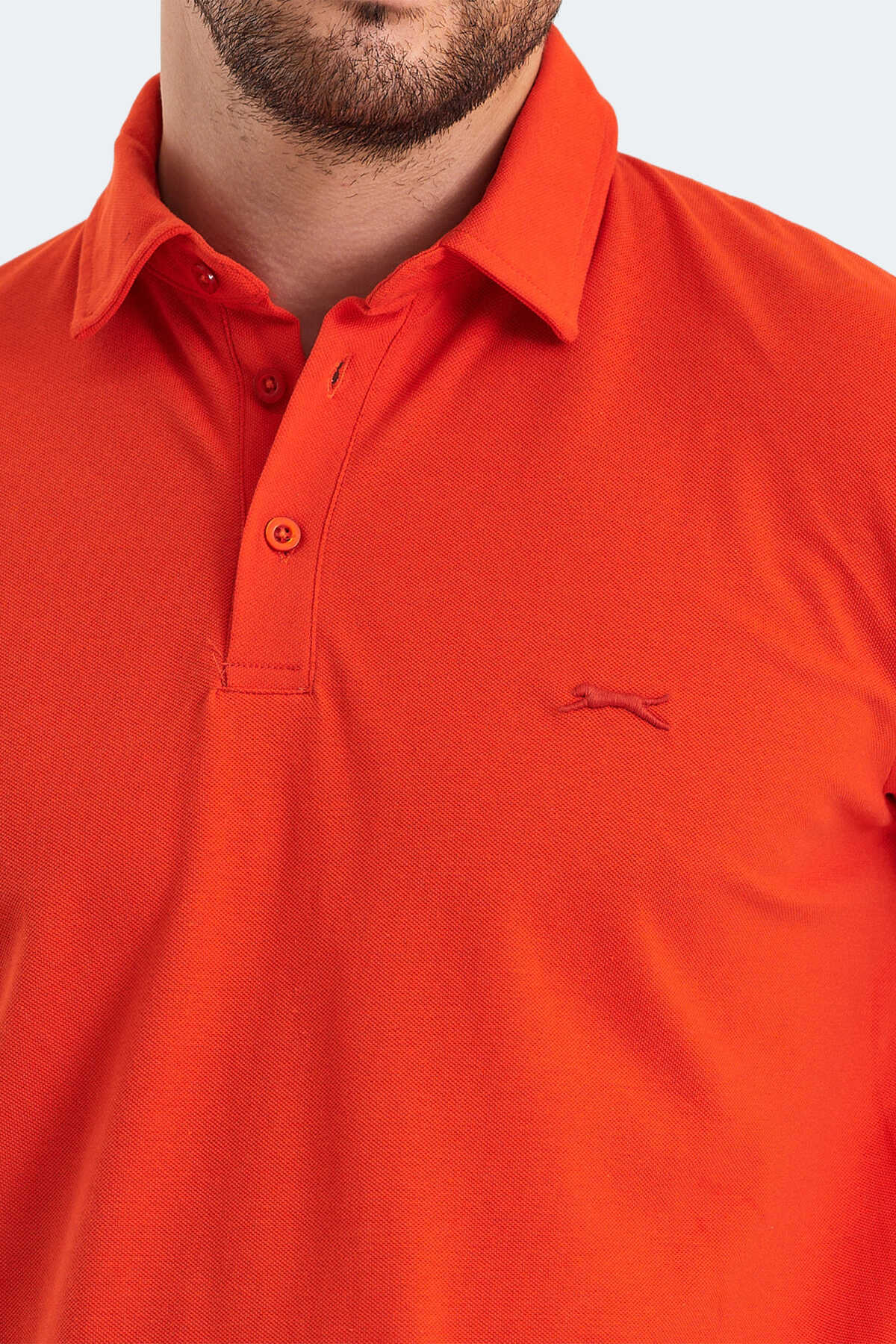 Slazenger KLASSE 3 LÜ SET Erkek Polo Yaka Yeşil - Nane - Mercan Tişört - 5