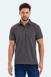 Slazenger - Slazenger KLASSE IN Erkek Polo Yaka Antrasit Tişört Slazenger - Slazenger KLASSE IN Erkek Polo Yaka Antrasit Tişört