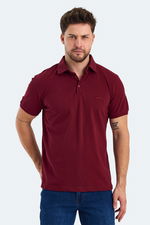 Slazenger - Slazenger KLASSE IN Erkek Polo Yaka Bordo Tişört Slazenger - Slazenger KLASSE IN Erkek Polo Yaka Bordo Tişört