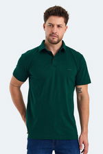 Slazenger - Slazenger KLASSE IN Erkek Polo Yaka Koyu Yeşil Tişört Slazenger - Slazenger KLASSE IN Erkek Polo Yaka Koyu Yeşil Tişört