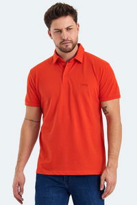 Slazenger - Slazenger KLASSE IN Erkek Polo Yaka Mercan Tişört