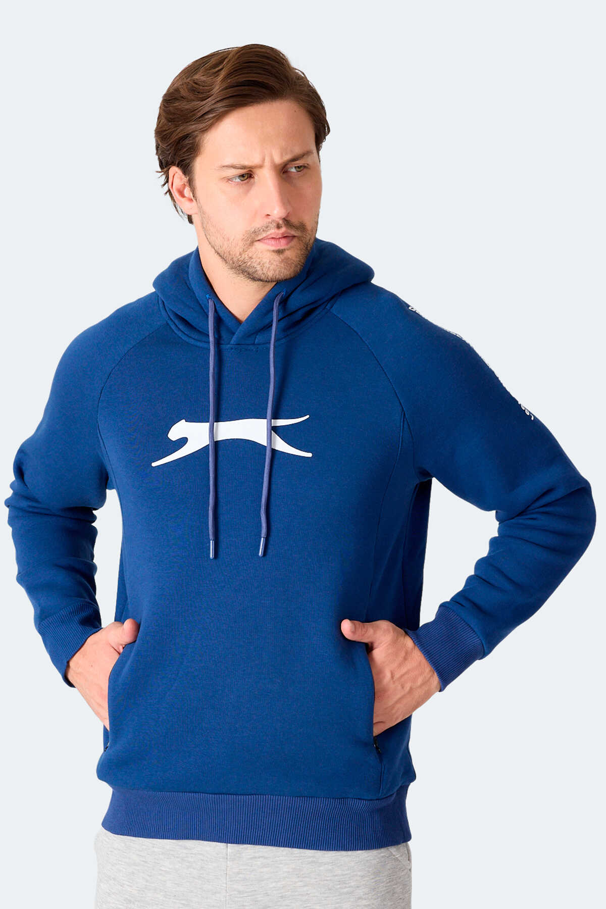 Slazenger - Slazenger KNIFE I Erkek Sweatshirt Lacivert