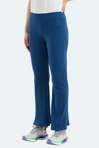 Slazenger - Slazenger KNOXY IN Kadın Bol Paça Indigo Eşofman Altı Slazenger - Slazenger KNOXY IN Kadın Bol Paça Indigo Eşofman Altı