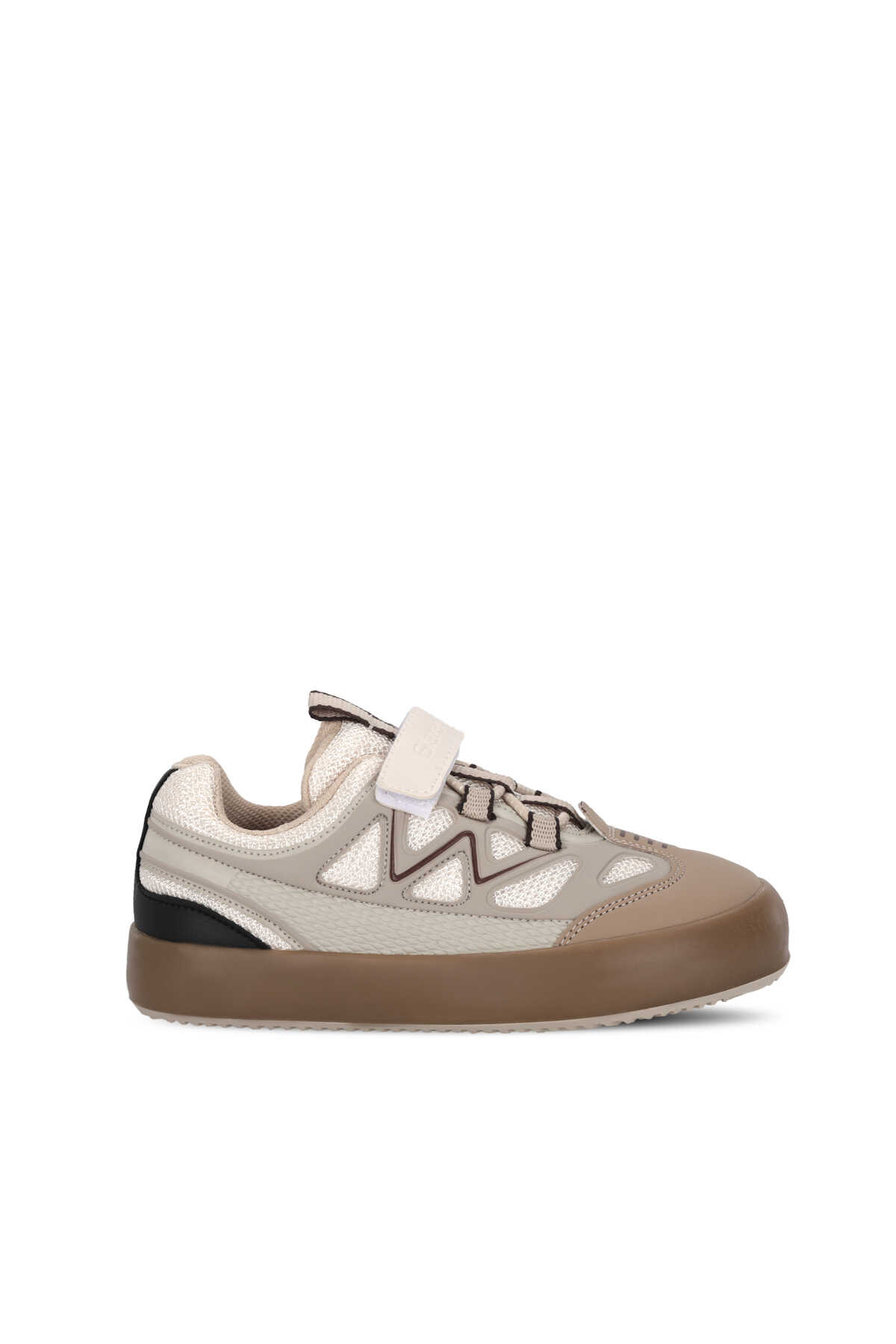 Slazenger - Slazenger KOBALT I Unisex Çocuk Cırt Cırtlı Bej / Kahve Günlük Spor Ayakkabısı