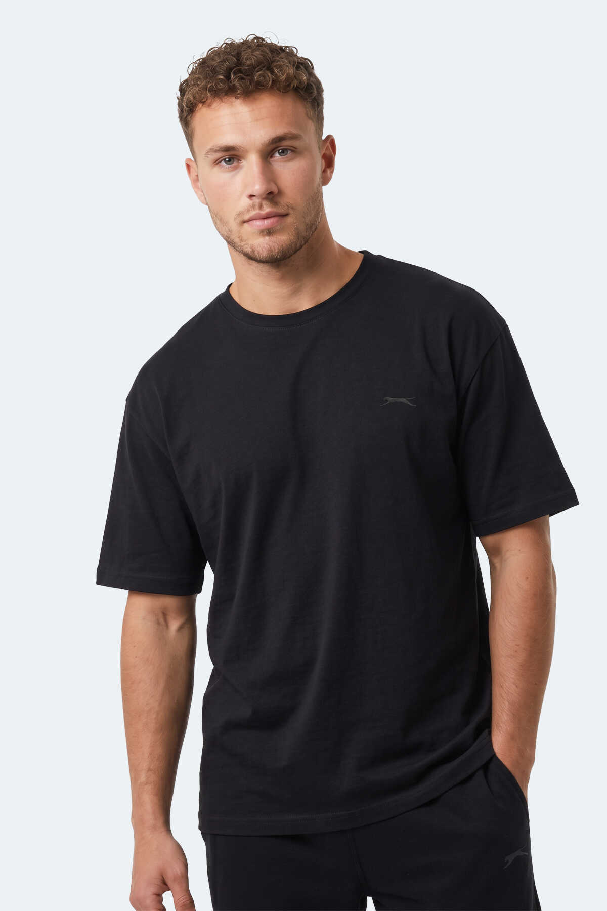 Slazenger - Slazenger KODEX Erkek Siyah Tişört