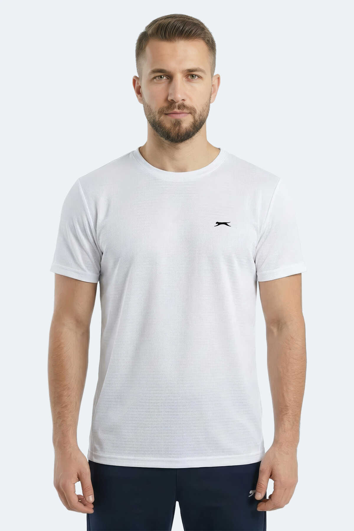 Slazenger - Slazenger KOFONA Erkek Beyaz Tişört