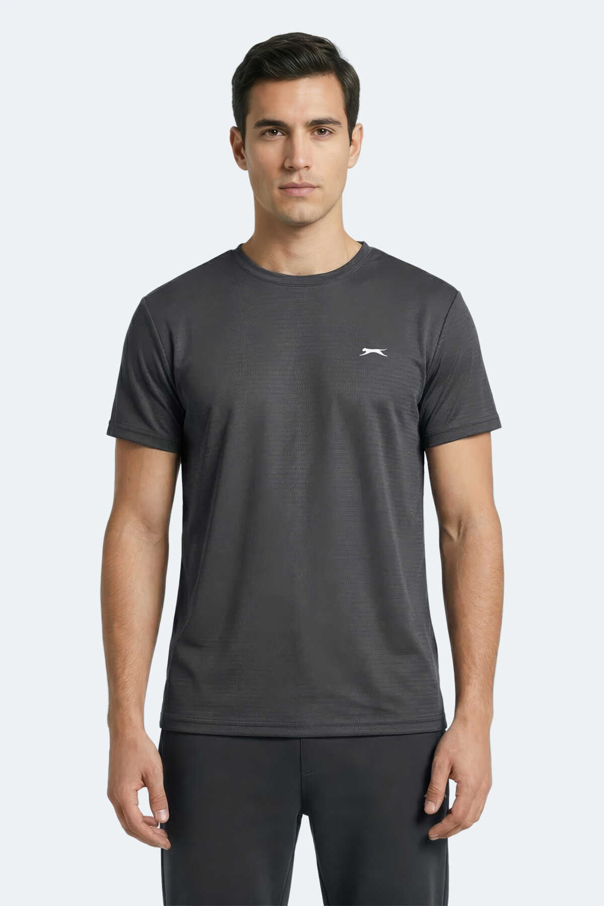 Slazenger - Slazenger KOFONA Erkek Koyu Gri Tişört