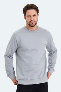 Slazenger - Slazenger KONNOR IN Erkek Gri Sweatshırt Slazenger - Slazenger KONNOR IN Erkek Gri Sweatshırt
