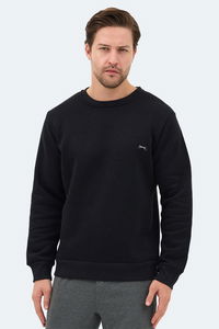 Slazenger - Slazenger KONNOR IN Erkek Siyah Sweatshırt