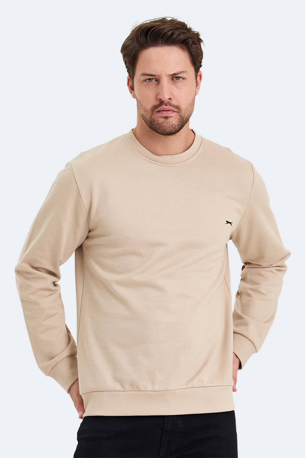 Slazenger - KORAL Erkek Sweatshirt Bej