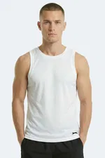 Slazenger - Slazenger KORBA Erkek Kolsuz Beyaz Tişört