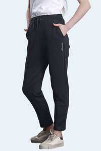 Slazenger - Slazenger KORBIN Kadın Cepli Dar Paça Siyah Eşofman Altı Slazenger - Slazenger KORBIN Kadın Cepli Dar Paça Siyah Eşofman Altı