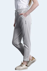 Slazenger - Slazenger KORBIN Kadın Cepli Dar Paça Taş Gri Eşofman Altı Slazenger - Slazenger KORBIN Kadın Cepli Dar Paça Taş Gri Eşofman Altı